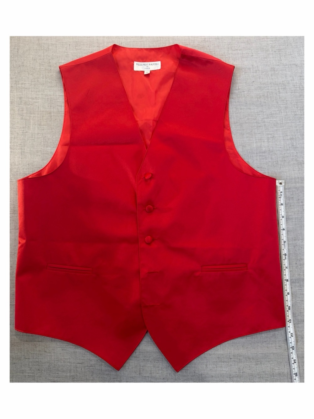 Red Men's Dress Vest